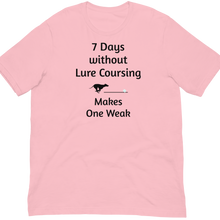 Load image into Gallery viewer, 7 Days Without Lure Coursing T-Shirts - Light