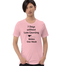 Load image into Gallery viewer, 7 Days Without Lure Coursing T-Shirts - Light