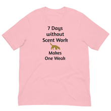 Load image into Gallery viewer, 7 Days Without Scent Work T-Shirts - Light