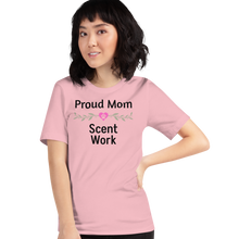 Load image into Gallery viewer, Proud Scent Work Mom T-Shirts - Light