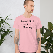 Load image into Gallery viewer, Proud Herding Dad T-Shirts - Light