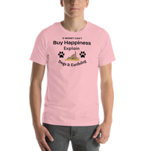 Load image into Gallery viewer, Money Buys Happiness with Earthdog T-Shirts - light