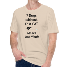 Load image into Gallery viewer, 7 Days Without Fast CAT T-Shirts - Light