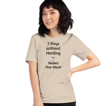 Load image into Gallery viewer, 7 Days Without Sheep Herding T-Shirts - Light