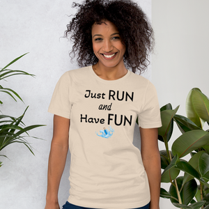 Just Run & Have Fun Dock Diving T-Shirts - Light