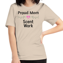 Load image into Gallery viewer, Proud Scent Work Mom T-Shirts - Light