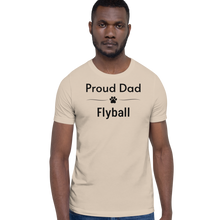 Load image into Gallery viewer, Proud Flyball Dad T-Shirts - Light