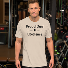 Load image into Gallery viewer, Proud Obedience Dad T-Shirts - Light