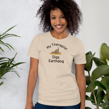 Load image into Gallery viewer, My Therapist Digs Earthdog T-Shirts - Light