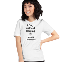 Load image into Gallery viewer, 7 Days Without Sheep Herding T-Shirts - Light
