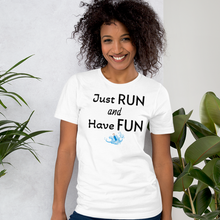 Load image into Gallery viewer, Just Run & Have Fun Dock Diving T-Shirts - Light
