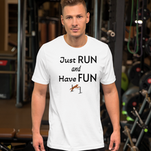 Load image into Gallery viewer, Just Run & Have Fun Agility T-Shirts - Light
