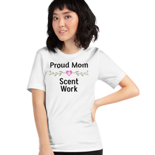Load image into Gallery viewer, Proud Scent Work Mom T-Shirts - Light