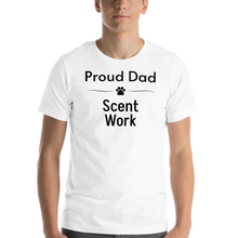Load image into Gallery viewer, Proud Scent Work Dad T-Shirts - Light