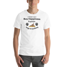Load image into Gallery viewer, Money Buys Happiness with Earthdog T-Shirts - light