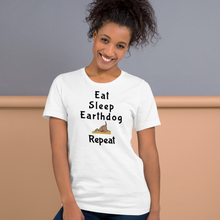 Load image into Gallery viewer, Eat, Sleep, Earthdog, Repeat T-Shirts - Light