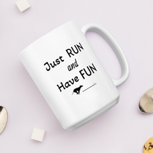 Load image into Gallery viewer, Just Run Fast CAT Mugs