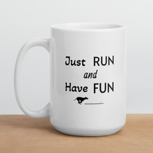 Load image into Gallery viewer, Just Run Fast CAT Mugs