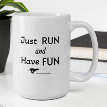 Load image into Gallery viewer, Just Run Fast CAT Mugs