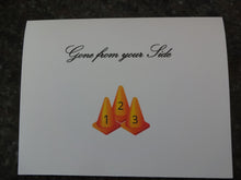 Load image into Gallery viewer, 3 Rally Cones Sympathy Cards