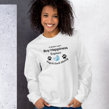 Load image into Gallery viewer, Buy Happiness w/ Dogs & Dock Diving Sweatshirts - Light