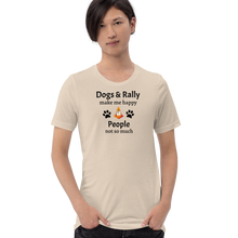 Load image into Gallery viewer, Dogs & Rally Make Me Happy T-Shirts - Light