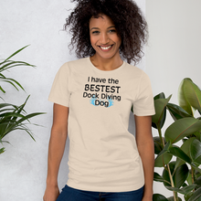 Load image into Gallery viewer, Bestest Dock Diving Dog T-Shirts - Light