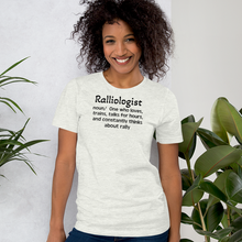 Load image into Gallery viewer, Dog Rally "Ralliologist" T-Shirts - Light