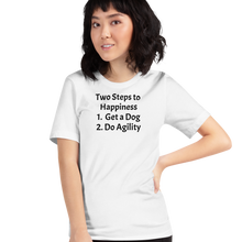 Load image into Gallery viewer, 2 Steps to Happiness - Agility T-Shirts - Light