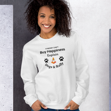 Load image into Gallery viewer, Buy Happiness w/ Dogs & Rally Sweatshirts - Light