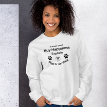 Load image into Gallery viewer, Buy Happiness w/ Dogs & Sheep Herding Sweatshirts - Light