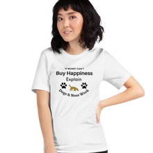 Load image into Gallery viewer, Buy Happiness w/ Dogs & Nose Work T-Shirts - Light