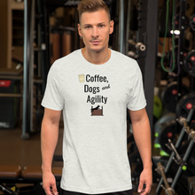 Load image into Gallery viewer, Coffee, Dogs, & Agility T-Shirts - Light