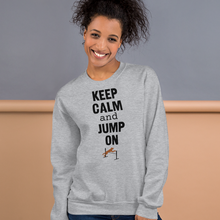 Load image into Gallery viewer, Keep Calm & Jump On Agility Sweatshirts - Light
