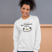 Load image into Gallery viewer, Buy Happiness w/ Dogs & Nose Work Sweatshirts - Light