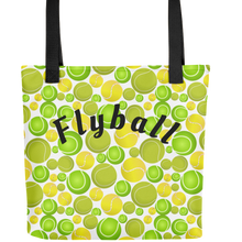 Load image into Gallery viewer, Allover Tennis Balls & Flyball Tote Bags