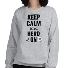 Load image into Gallery viewer, Keep Calm & Sheep Herd On Sweatshirts - Light