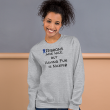 Load image into Gallery viewer, Ribbons are Nice Sweatshirts - Light