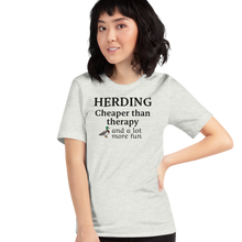 Load image into Gallery viewer, Duck Herding Cheaper than Therapy T-Shirts - Light