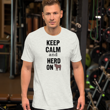 Load image into Gallery viewer, Keep Calm and Cattle Herd On T-Shirts - Light