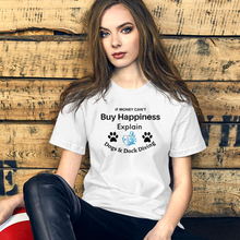 Load image into Gallery viewer, Buy Happiness w/ Dogs & Dock Diving T-Shirts - Light