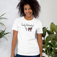 Load image into Gallery viewer, Easily Distracted by Cattle Herding T-Shirt