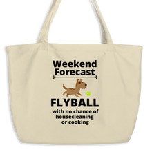 Load image into Gallery viewer, Flyball Forecast X-Large Tote/Shopping Bag-Oyster