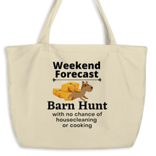 Load image into Gallery viewer, Barn Hunt Weekend Forecast X-Large Tote/ Shopping Bags