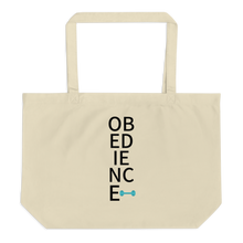 Load image into Gallery viewer, Stacked Obedience X-Large Tote/Shopping Bag - Oyster