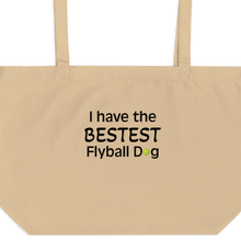 Load image into Gallery viewer, Bestest Flyball Dog X-Large Tote/Shopping Bag