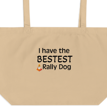 Load image into Gallery viewer, Bestest Rally Dog X-Large Tote/Shopping Bag