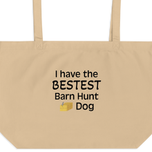 Load image into Gallery viewer, Bestest Barn Hunt Dog X-Large Tote/Shopping Bag