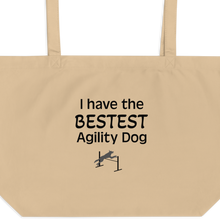 Load image into Gallery viewer, Bestest Agility Dog X-Large Tote/ Shopping Bag