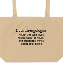 Load image into Gallery viewer, Dock Diving "Dockdivingologist" Tote/Shopping Bags